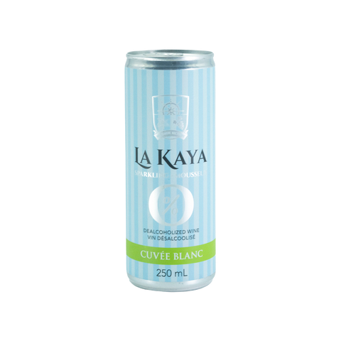La Kaya 0% Alcohol-Free Sparkling Cuvée Blanc Single Serve Can 250ml