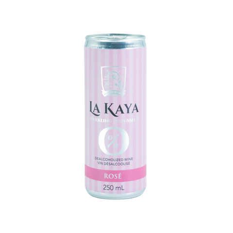 La Kaya 0% Alcohol-Free Sparkling Rosé Single Serve Can 250ml